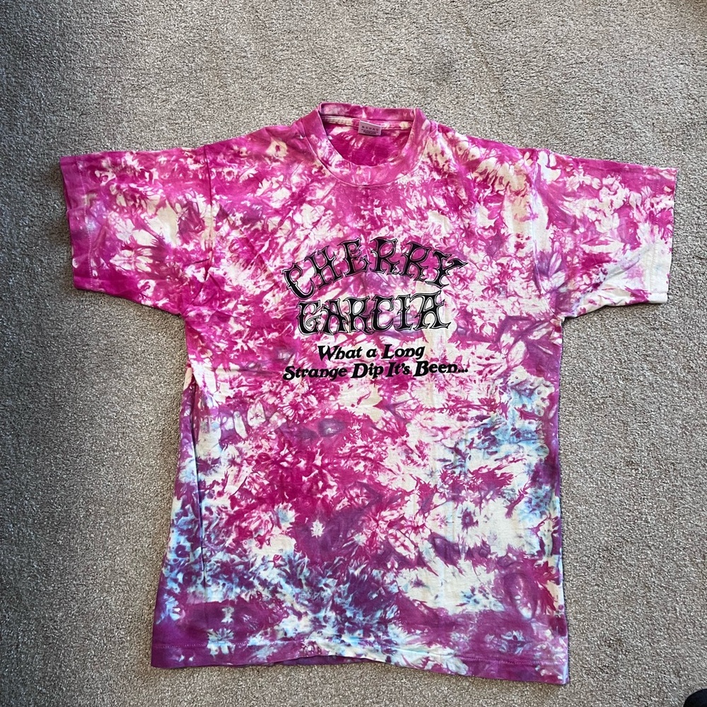Ben and Jerry’s Vintage 1990s Cherry Garcia Tie-Dye T-Shirt